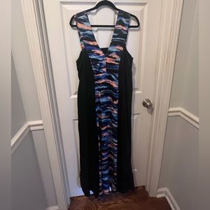 ANTHROPOLOGIE Maeve Maxi Dress with colored paneling